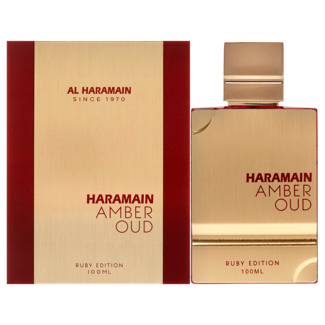 Amber Oud by Al Haramain for Unisex - 3.4 oz EDP Spray (Ruby Edition)