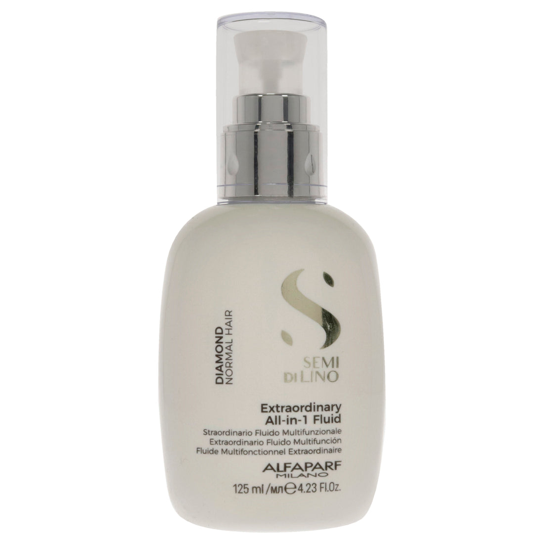 Semi Di Lino Diamond Extraordinary All-in-1 Fluid by Alfaparf Milano for Unisex - 4.23 oz Treatment