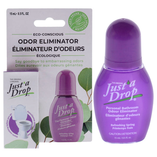 Just a Drop Odor Eliminator - Refreshing Spring by Prelam for Unisex - 0.5 oz Drops