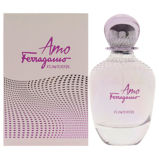 Amo Ferragamo Flowerful by Salvatore Ferragamo for Women - 3.4 oz EDT Spray