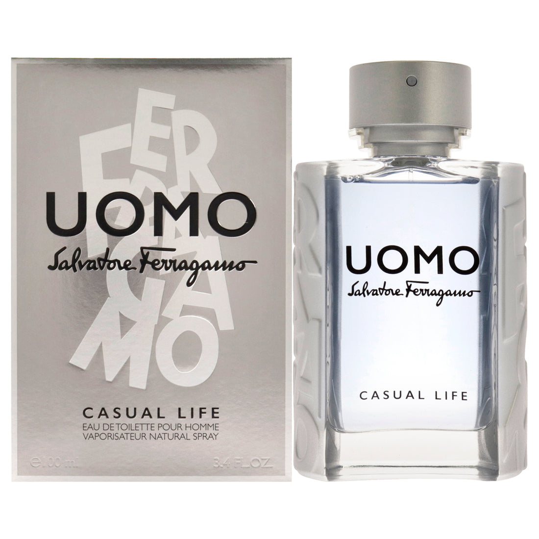 Uomo Casual Life by Salvatore Ferragamo for Men - 3.4 oz EDT Spray