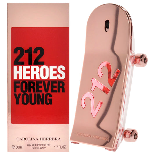 212 Heroes Forever Young by Carolina Herrera for Women - 1.7 oz EDP Spray