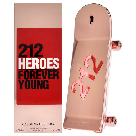 212 Heroes Forever Young by Carolina Herrera for Women - 2.7 oz EDP Spray