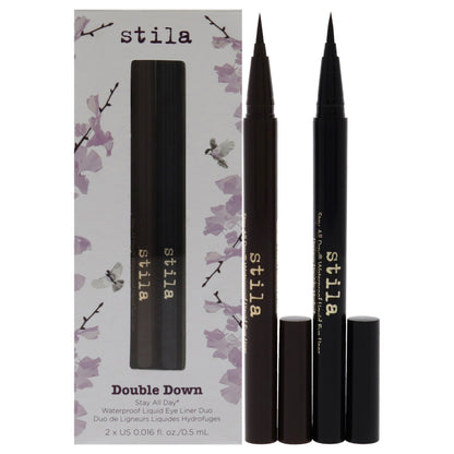 Double Down Stay All Day Waterproof Liquid Eyeliner Duo