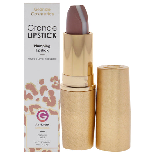 GrandeLIPS Plumping Lipstick - Au Naturel for Grande Cosmetics for Women - 0.14 oz Lipstick