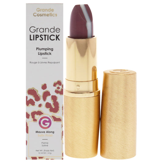 GrandeLIPS Plumping Lipstick - Mauve Along for Grande Cosmetics for Women - 0.14 oz Lipstick