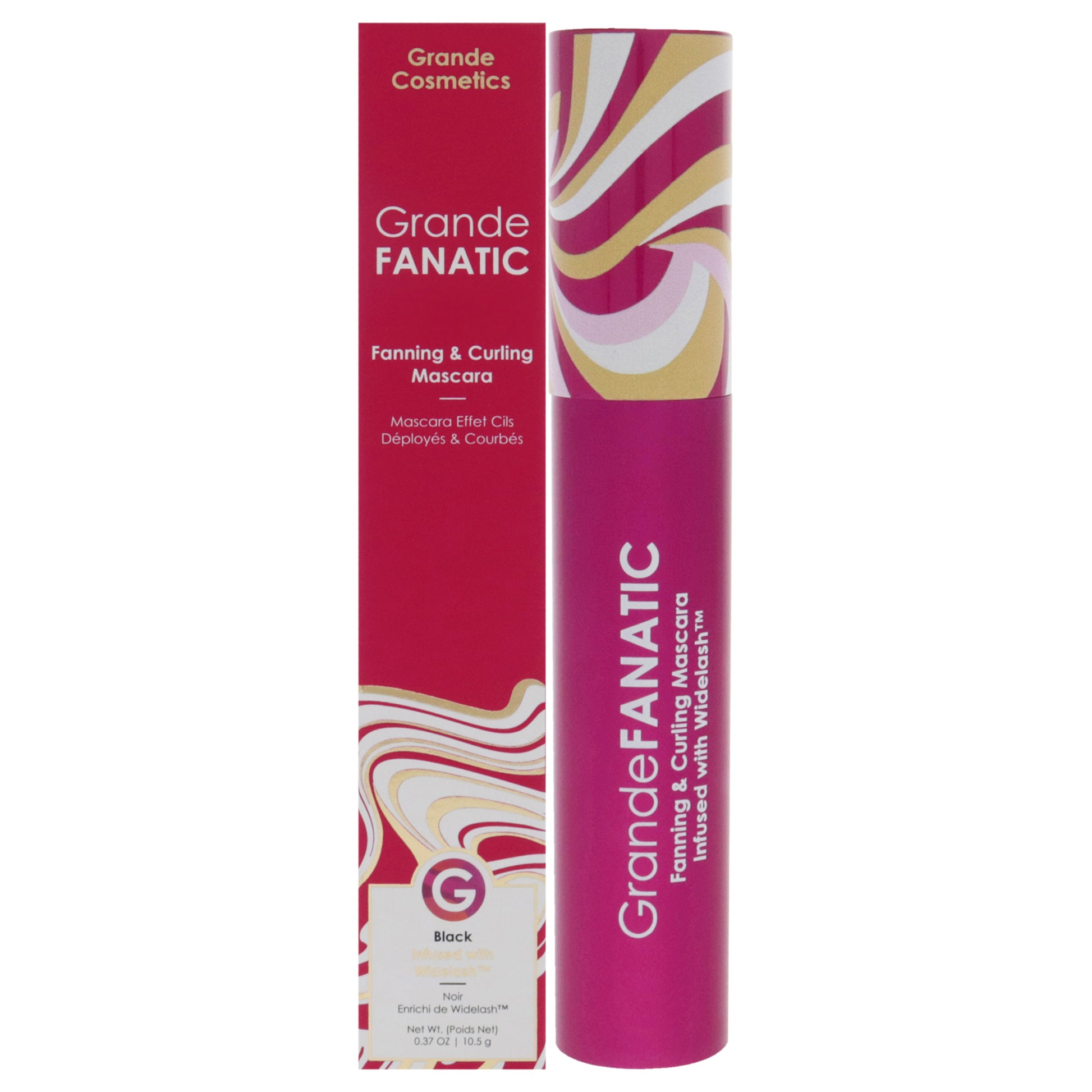 GrandeFANATIC Fanning and Curling Mascara for Grande Cosmetics for Women - 0.37 oz Mascara