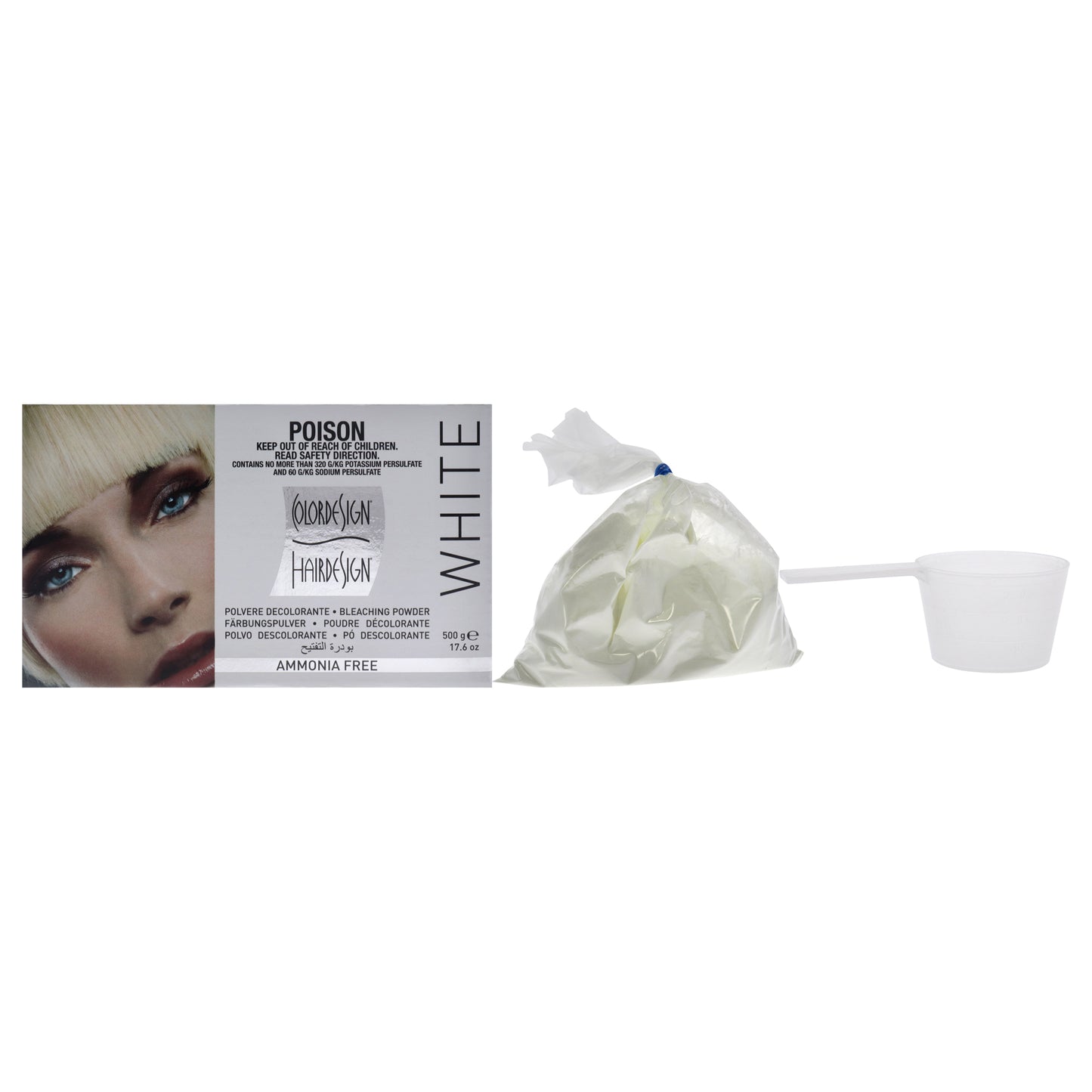 Powder Lightener Bleach - White