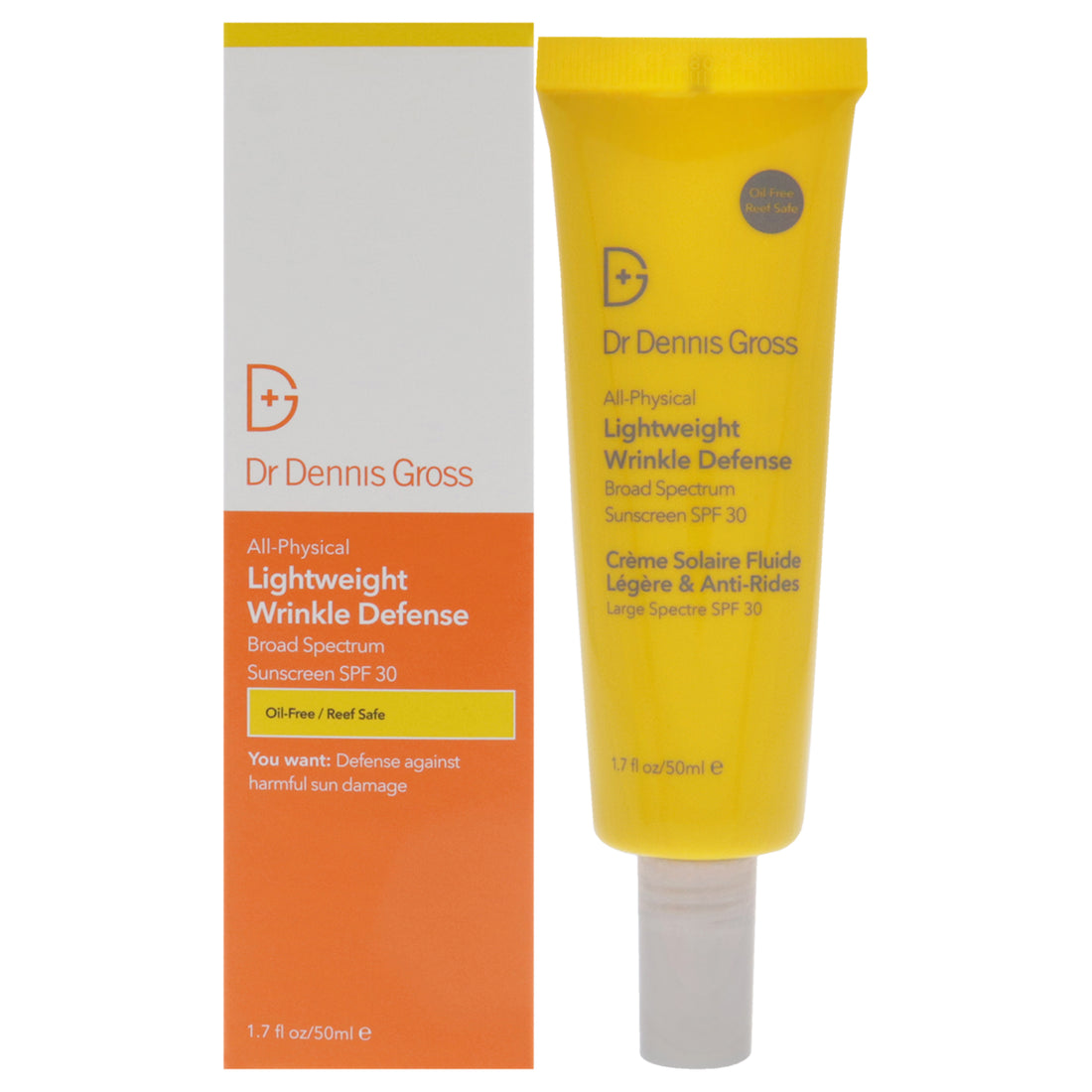 All Physical Lightweight Wrinkle Defense SPF 30 by Dr. Dennis Gross for Unisex - 1.7 oz Sunscreen