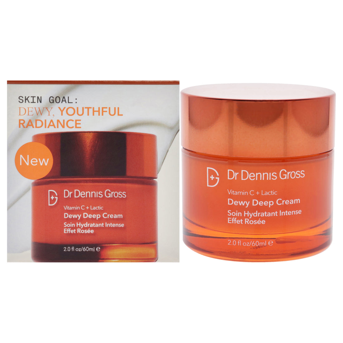 Vitamin C Plus Lactic Dewy Deep Cream by Dr. Dennis Gross for Unisex - 2 oz Cream