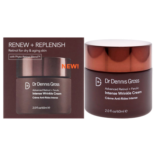 Advanced Retinol Plus Ferulic Intense Wrinkle Cream by Dr. Dennis Gross for Unisex - 2 oz Cream