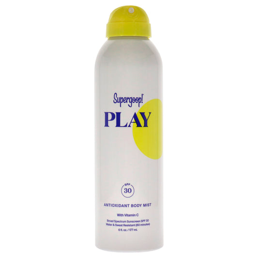PLAY Antioxidant Body Mist SPF 30 with Vitamin C by Supergoop for Women - 6 oz Body Mist