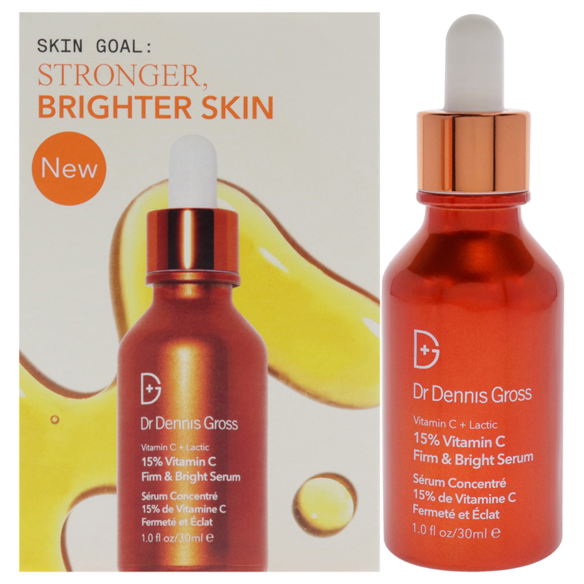 Vitamin C Lactic 15 Precentage Vitamin C Firm and Bright Serum by Dr. Dennis Gross for Unisex - 1 oz Serum