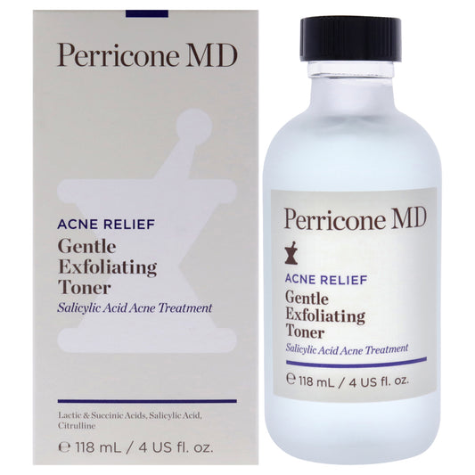 Acne Relief Gentle Exfoliating Toner by Perricone MD for Unisex - 4 oz Toner