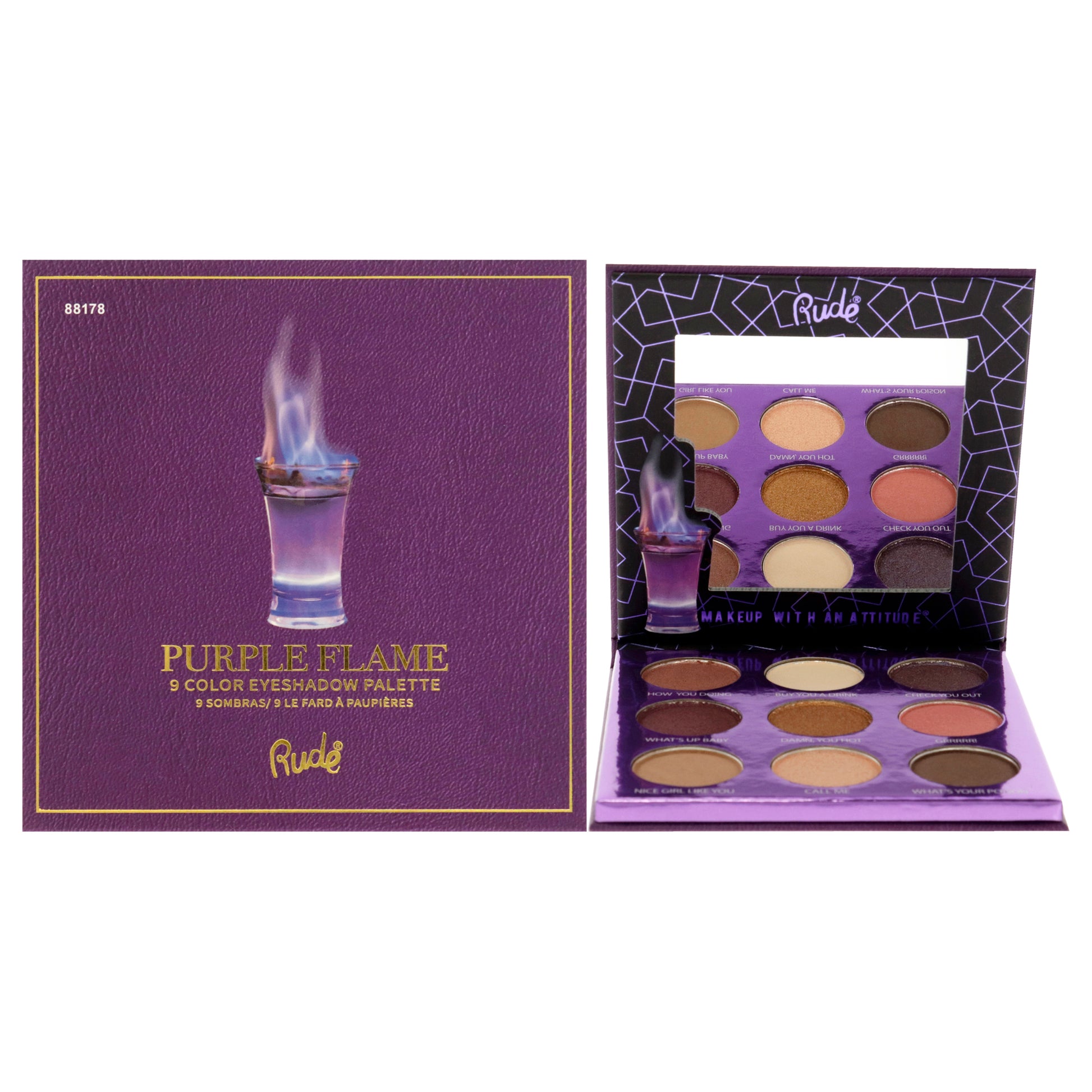 Cocktail Party 9 Eyeshadow Palette - Purple Flame