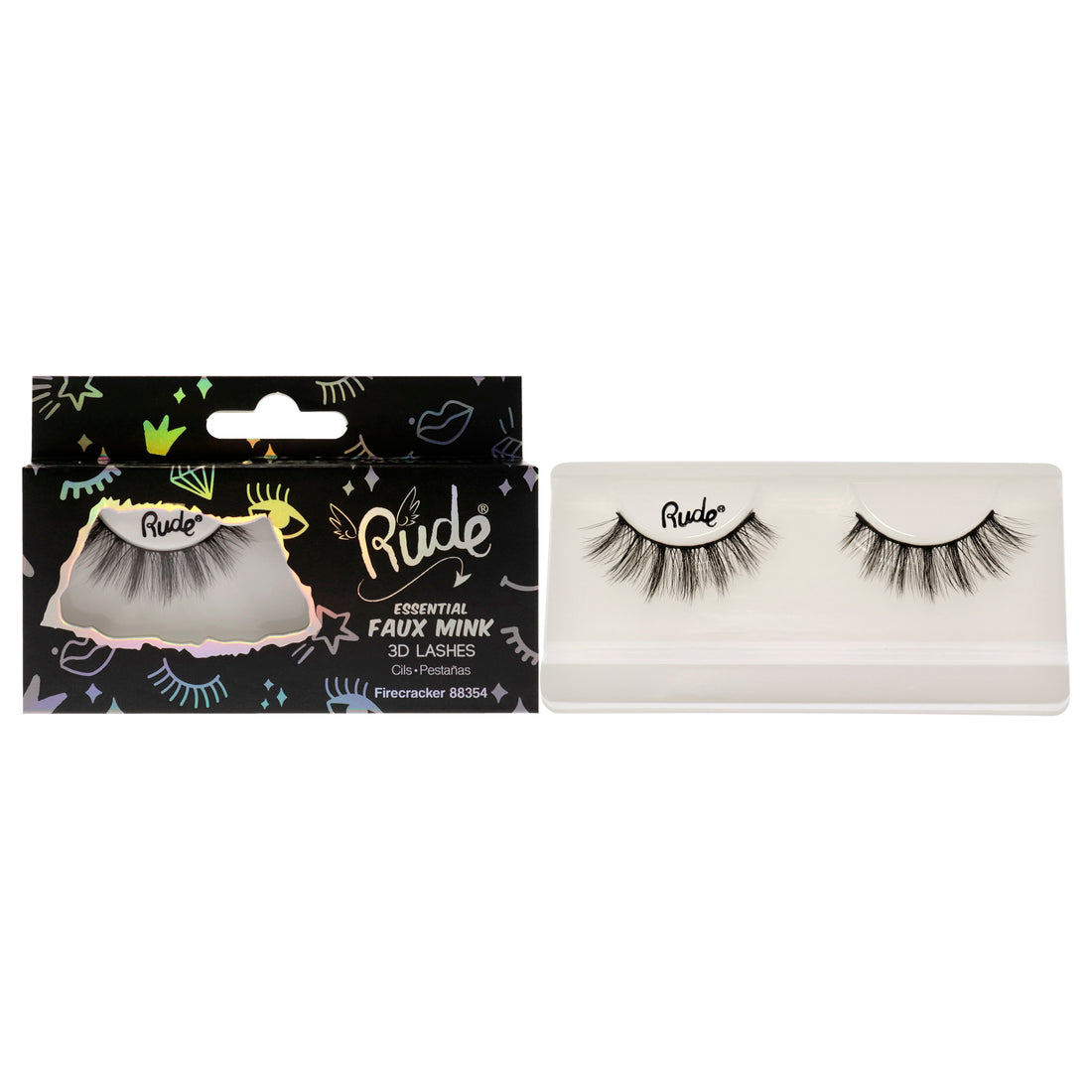 Essential Faux Mink 3D Lashes - Firecracker