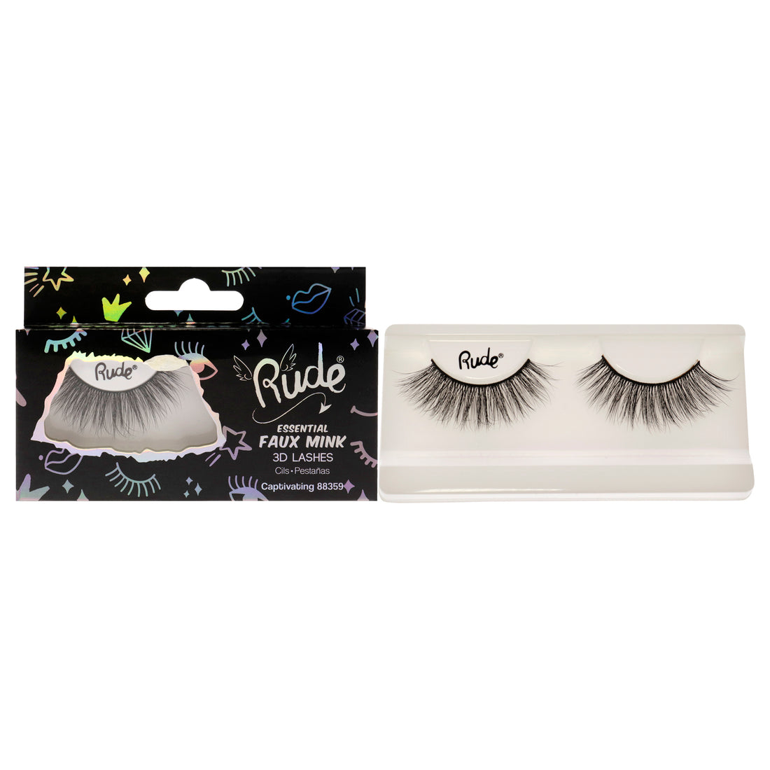 Essential Faux Mink 3D Lashes - Captivating