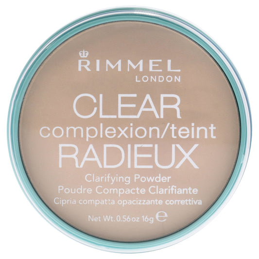 Clear Complexion Clarifying Powder - 021 Transparent by Rimmel London for Women - 0.56 oz Powder