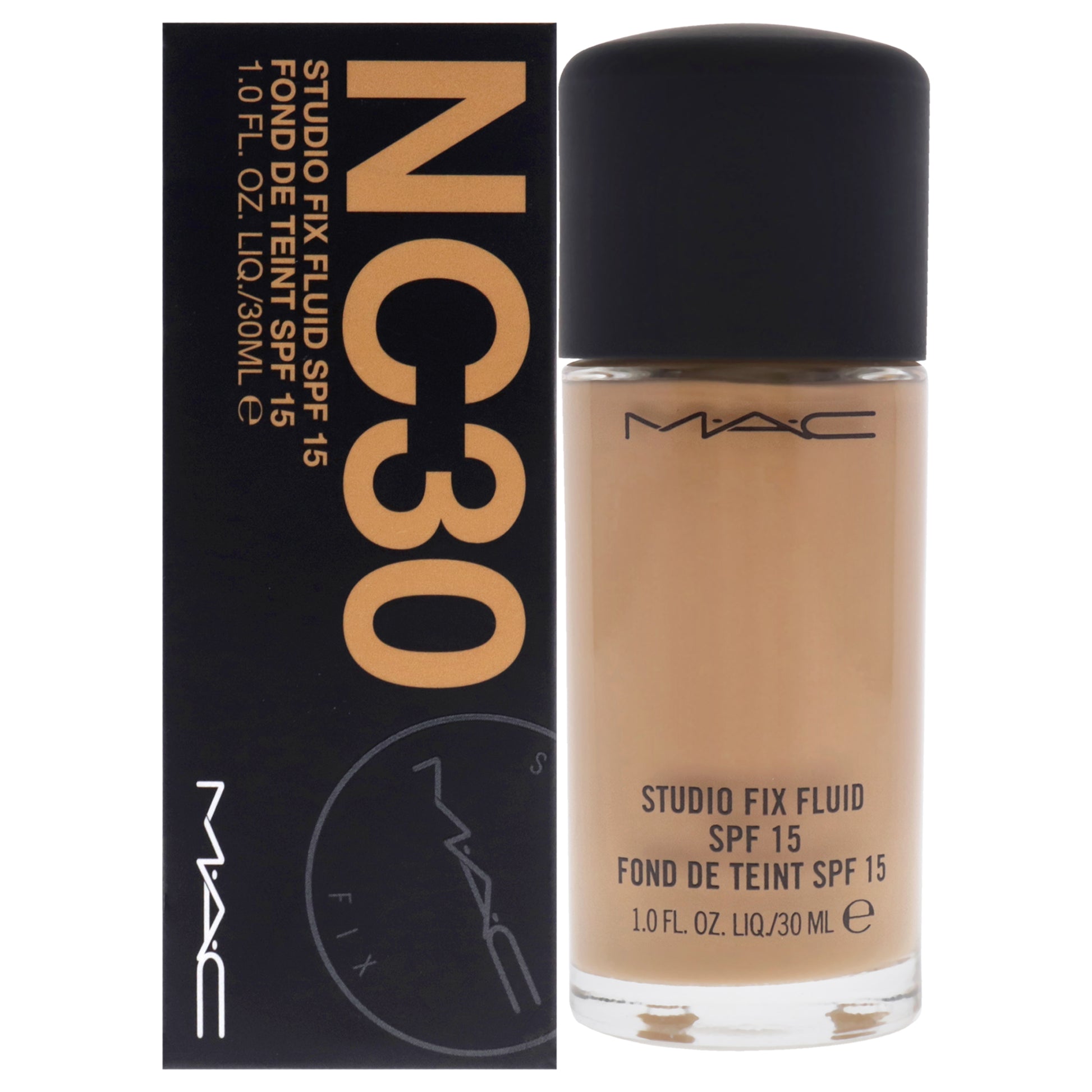 Studio Fix Fluid SPF 15 - NC30 by MAC for Women - 1 oz Foundation