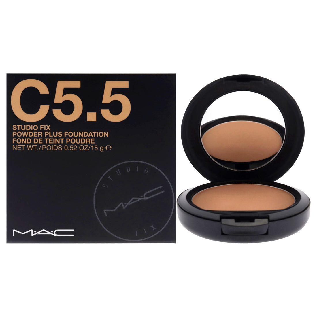 Studio Fix Powder Plus Foundation - C5.5 by MAC for Women - 0.52 oz Foundation