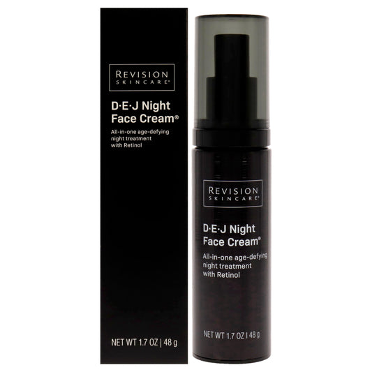DEJ Night Face Cream by Revision for Unisex - 1.7 oz Cream
