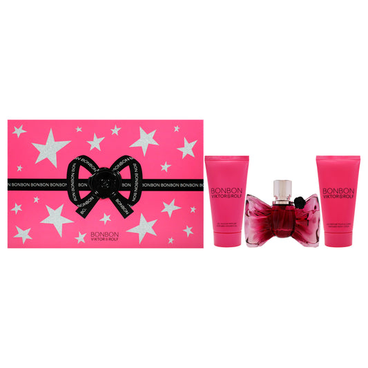 Bonbon by Viktor and Rolf for Women - 3 Pc Gift Set 1oz EDP Spray, 1.7oz Perfumed Shower Gel, 1.7oz Perfumed Body Lotion