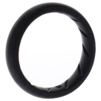 ROQ Silicone Wedding Ring - Dome Solid BR Comfort Fit - Basic-Black