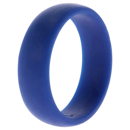 ROQ Silicone Wedding Ring Dome Style - Blue