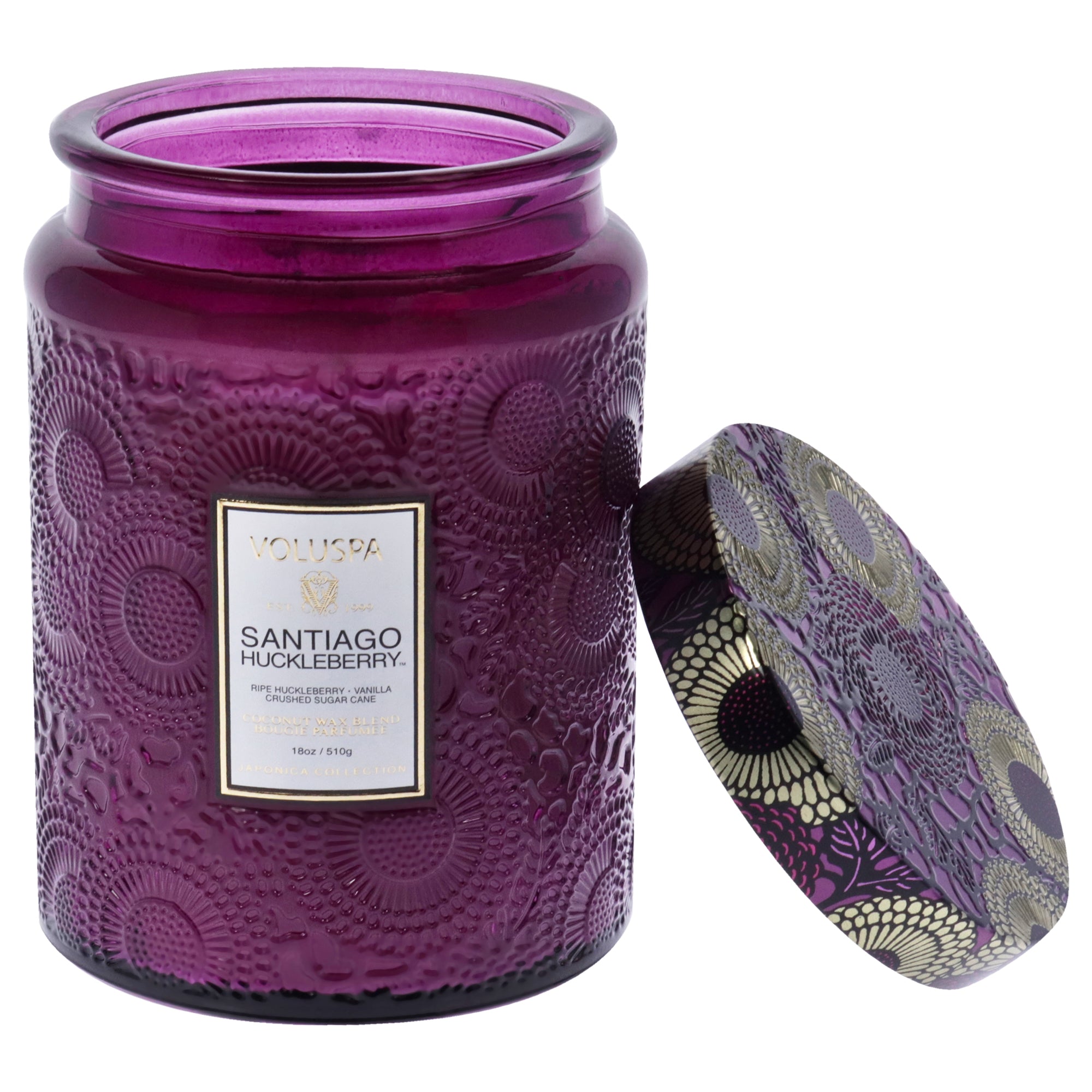 Santiago Huckleberry - Larger by Voluspa for Unisex - 18 oz Candle