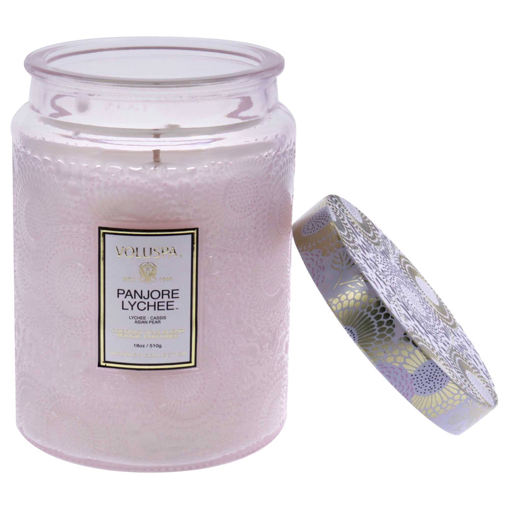 Panjore Lychee - Large by Voluspa for Unisex - 18 oz Candle