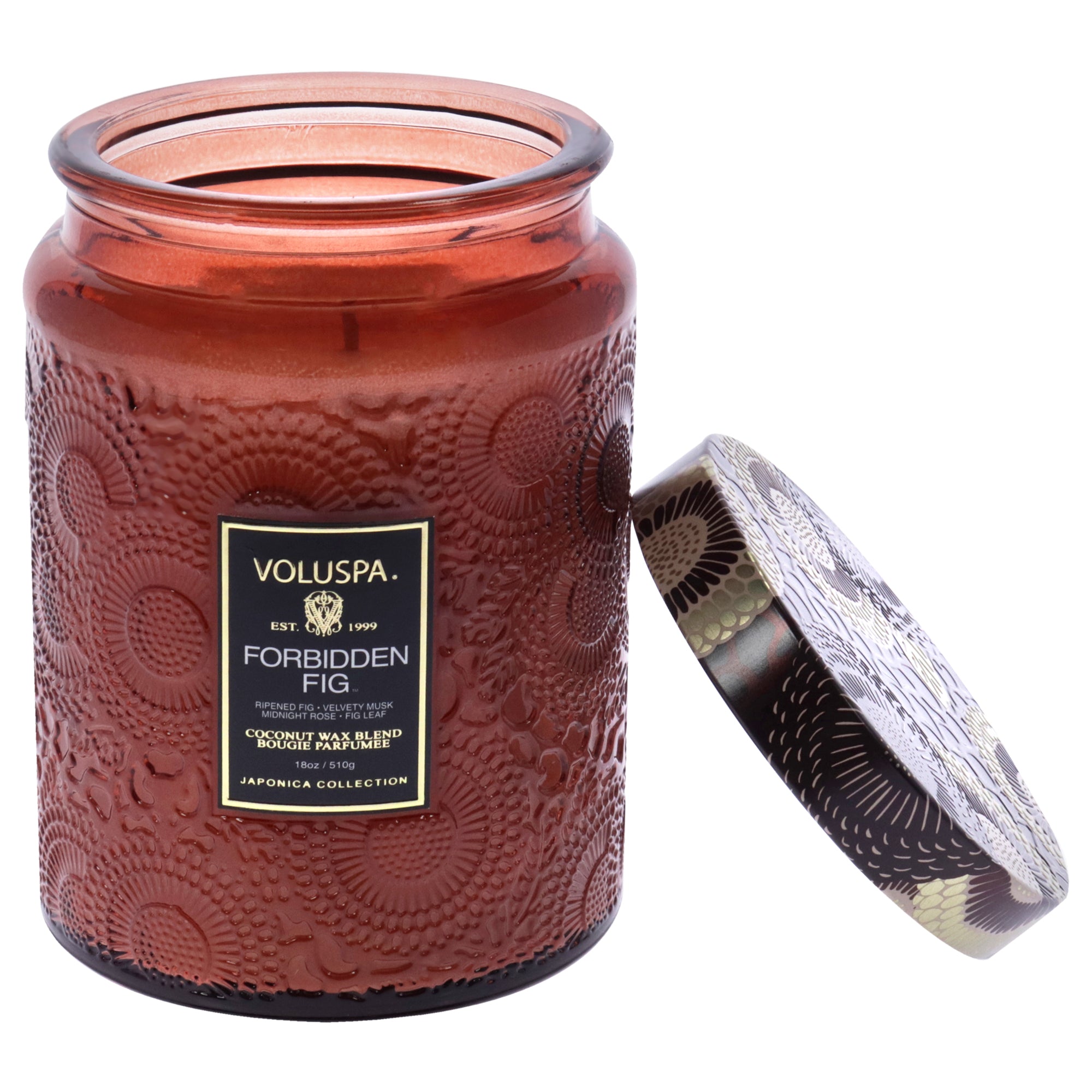 Forbidden Fig - Large by Voluspa for Unisex - 18 oz Candle