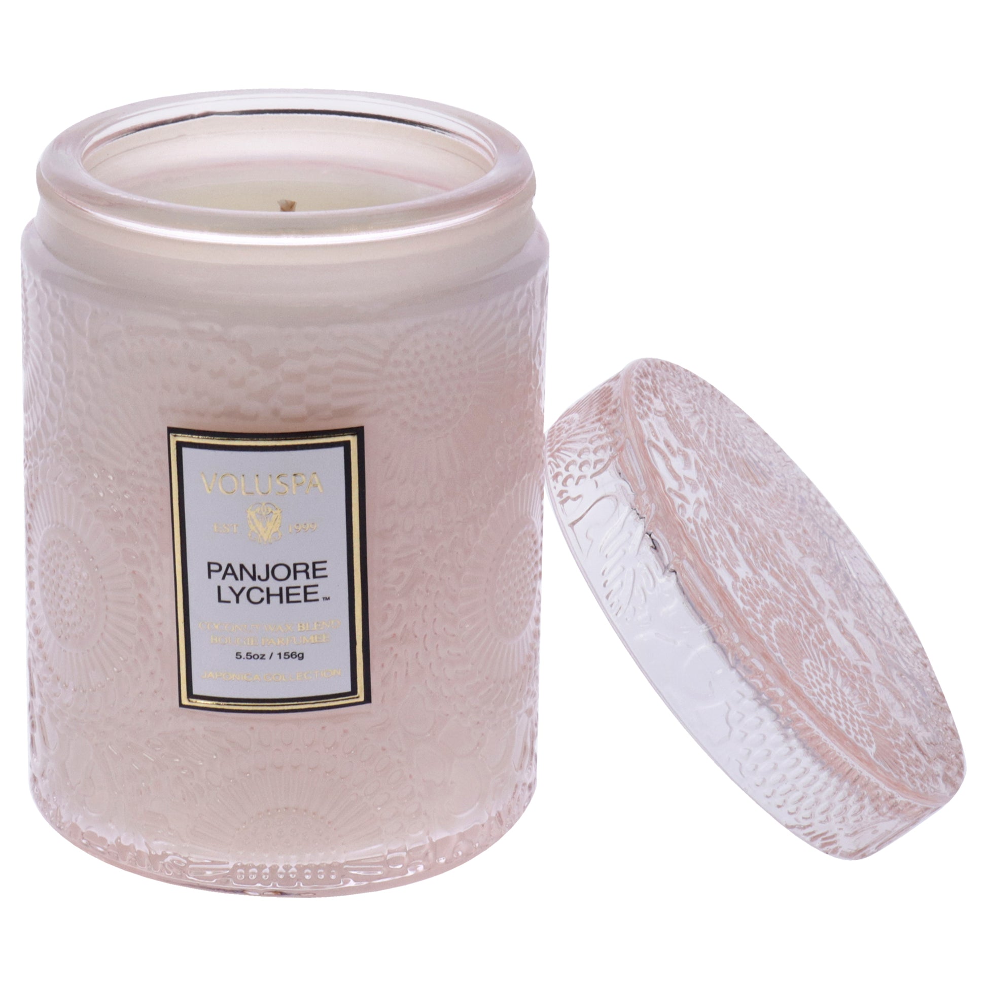 Ponjare Lychee - Small by Voluspa for Unisex - 5.5 oz Candle