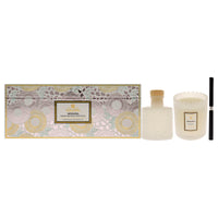 Japonica Collection - Scalloped-Edge Candle and Diffuser - Mokara Set
