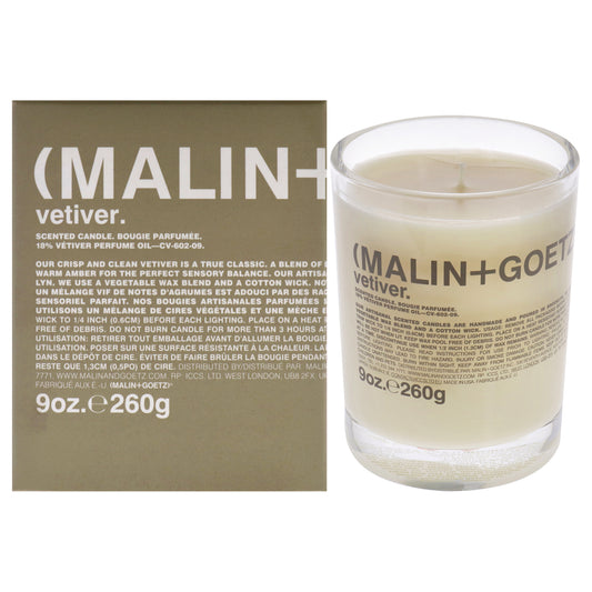 Scented Votive Candle - Vetiver by Malin + Goetz for Unisex - 9 oz Candle