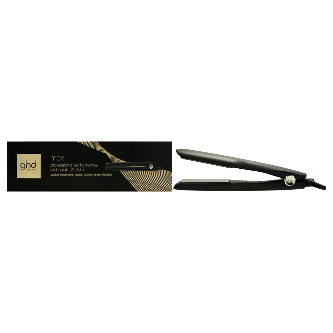 GHD Max Wide Plate Styler - Black