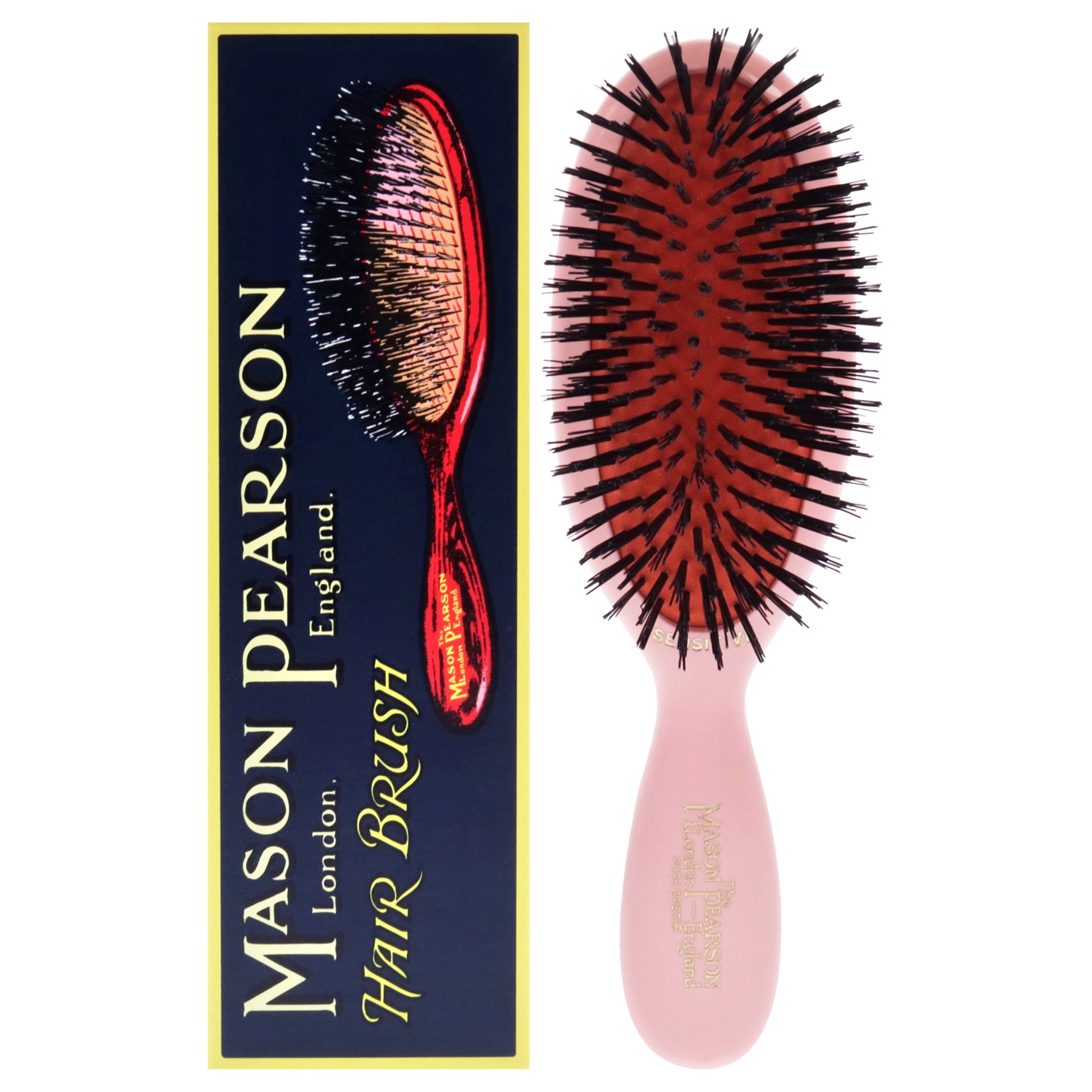 Pocket Sensitive Pure Bristle Brush - SB4 Pink