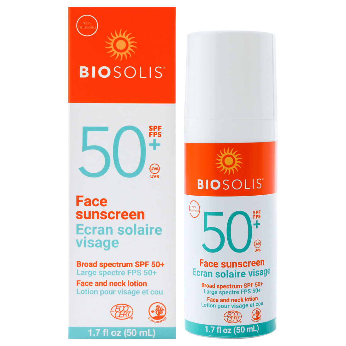 Face Sunscreen and Neck Lotion SPF 50