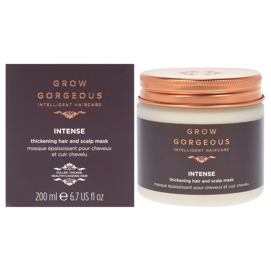 Intense Thickening Hair and Scalp Mask by Grow Gorgeous for Unisex - 6.7 oz Masque