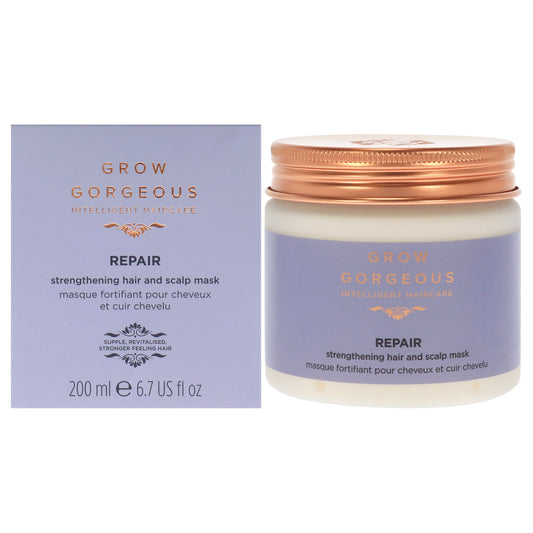 Repair Strengthening Hair and Scalp Mask by Grow Gorgeous for Unisex - 6.7 oz Masque