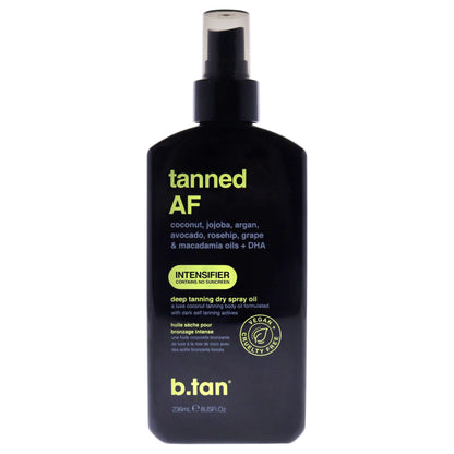 Tanned AF Intensifier Dry Tanning Oil