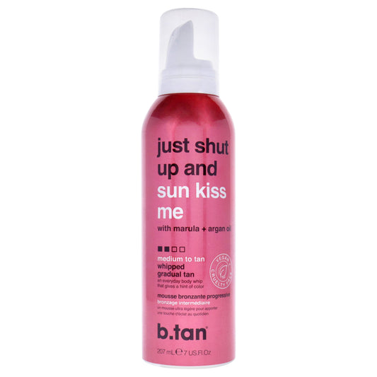 Just Shut Up and Sunkiss Me Gradual Tan Mousse by B.Tan for Unisex - 7 oz Mousse