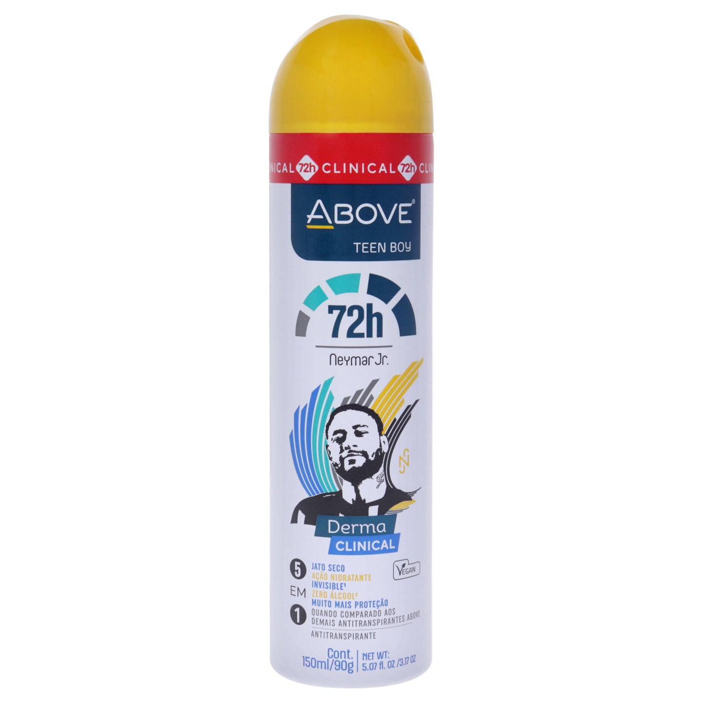 72 Hours Neymar Jr Derma Clinical Antiperspirant Deodorant - Teen Boy
