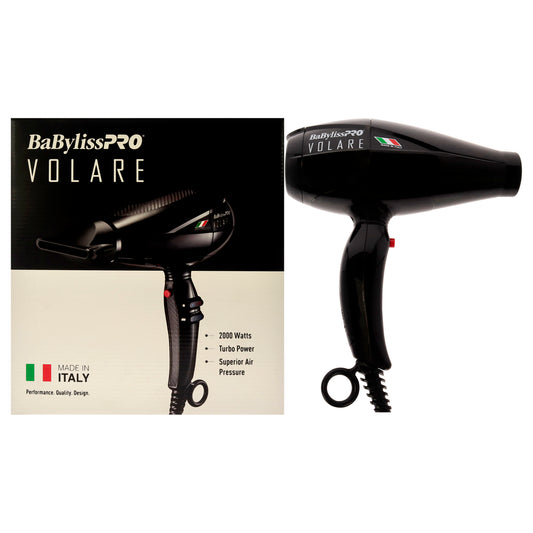 Babyliss PRO Volare Hair Dryer - 22BA083102 - Black by BaBylissPRO for Unisex - 1 Pc Hair Dryer