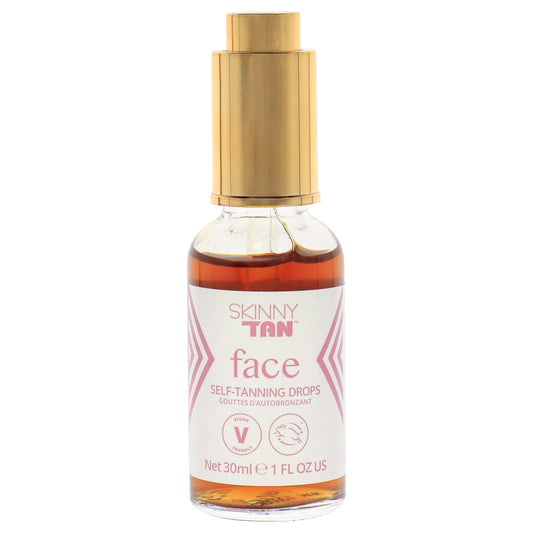 Face Self-Tanning Drops by Skinny Tan for Women - 1 oz Drops