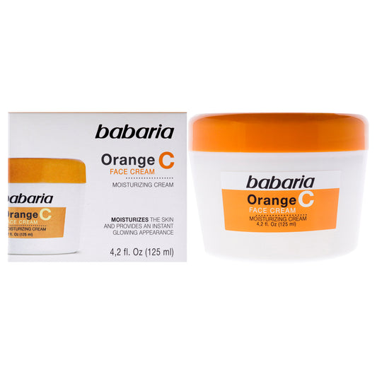 Orange C Face Cream by Babaria for Unisex - 4.2 oz Cream