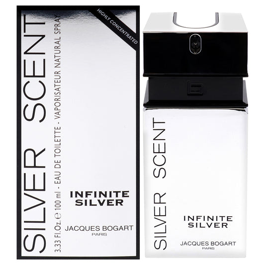 Silver Scent Infinite Silver by Jacques Bogart for Men - 3.33 oz EDT Spray
