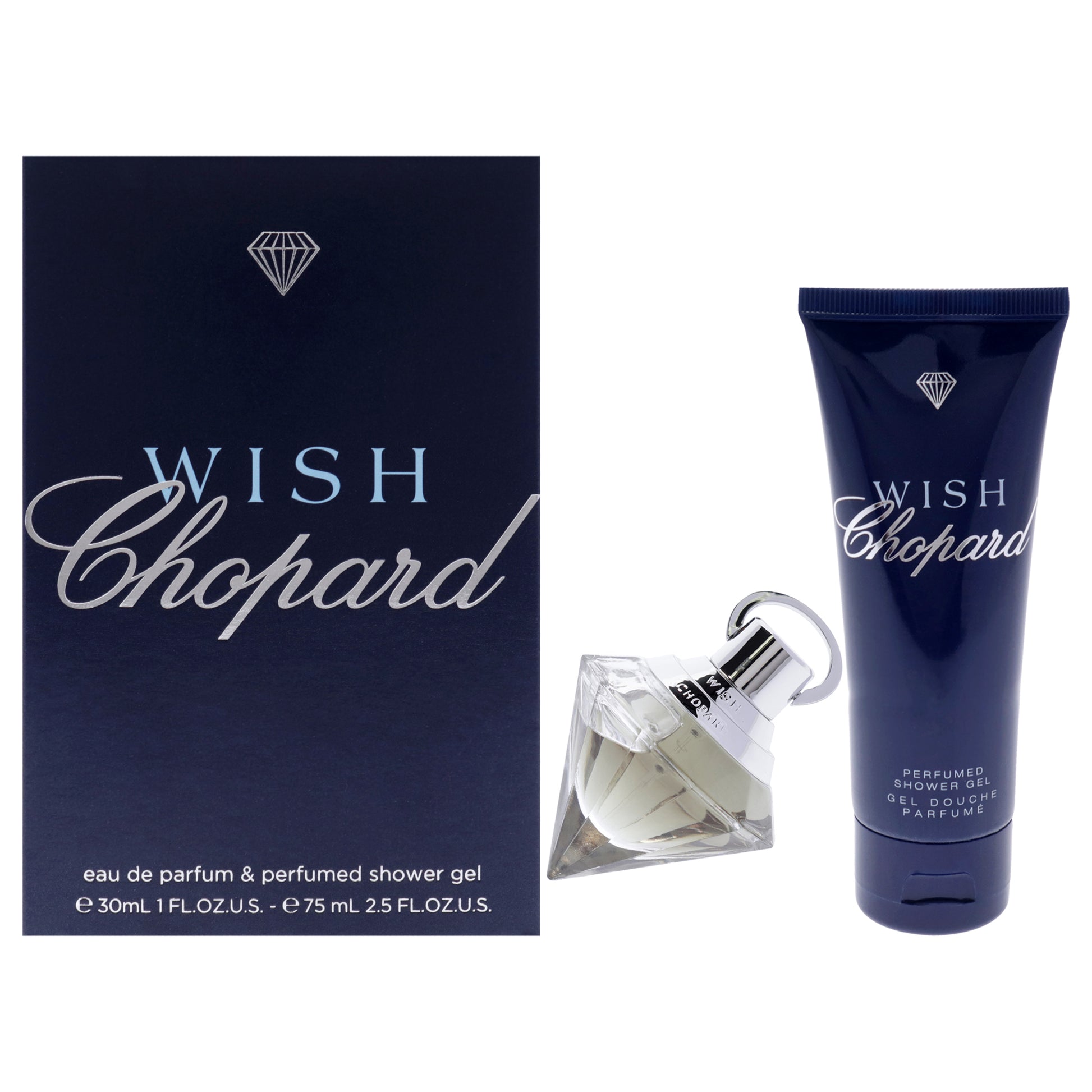 Wish by Chopard for Women - 2 Pc Gift Set 1oz EDP Spray, 2.5oz 1oz EDP Spray, 2.5oz Perfumed Shower Gel