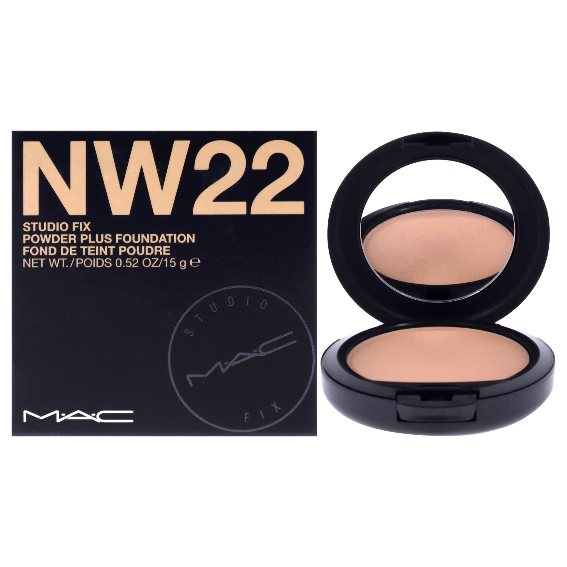 Studio Fix Powder Plus Foundation - NW22 by MAC for Women - 0.52 oz Foundation