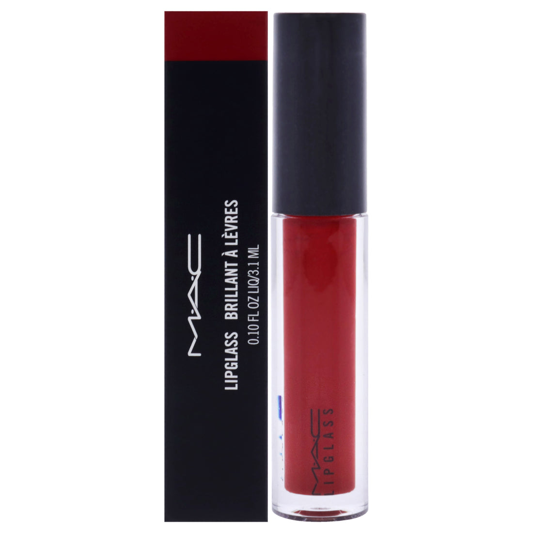 LipGlass Lip Gloss - Ruby Woo by MAC for Women - 0.1 oz Lip Gloss