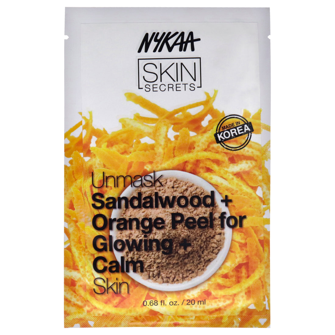 Skin Secrets Sheet Mask - Sandalwood and Orange Peel